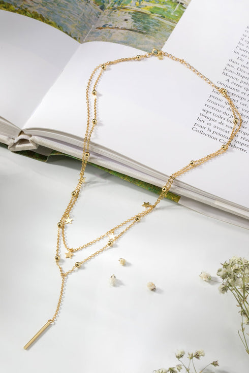 Colier din argint Thalia (Silver/Gold)